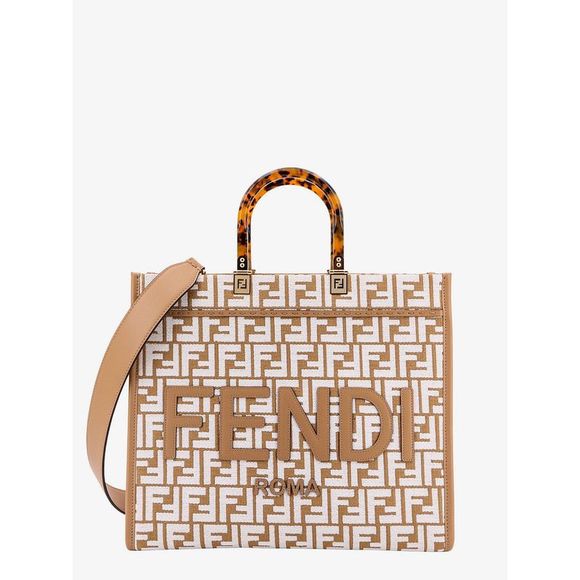 FENDI Handbags - FENDI Sunshine Woman Beige Handbags